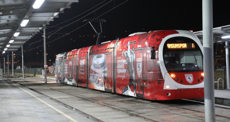 Samsun tramvay hattı 2024 yılında 24 milyon 86 bin yolcu taşıdı