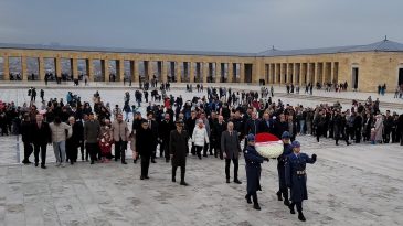Samsunlu mübadillerden Anıtkabir’e ziyaret
