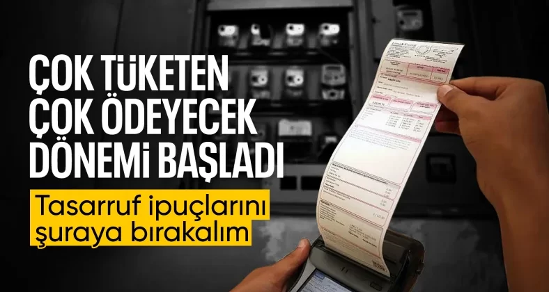Elektrik faturalarında yeni dönem başladı