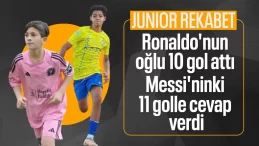 Lionel Messi’nin oğlu 11 gol; Ronaldo’nun oğlu 10 gol attı