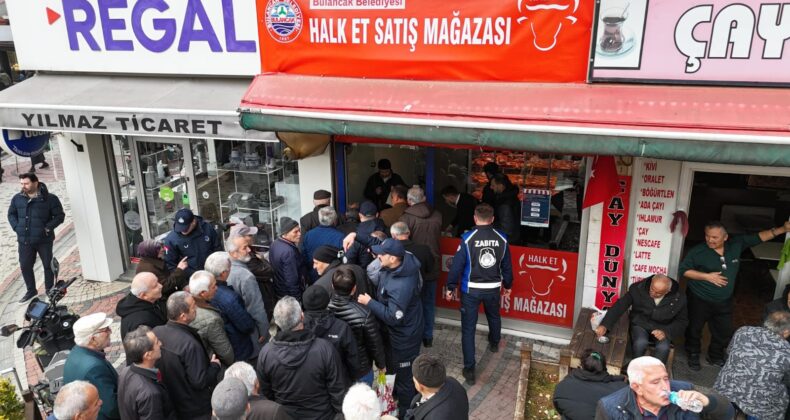Bulancak Belediyesinin Halk Et Satışı Yüzleri Güldürdü