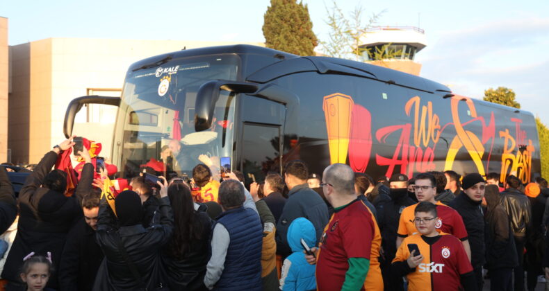 Galatasaray Samsun’da Coşkuyla Karşılandı