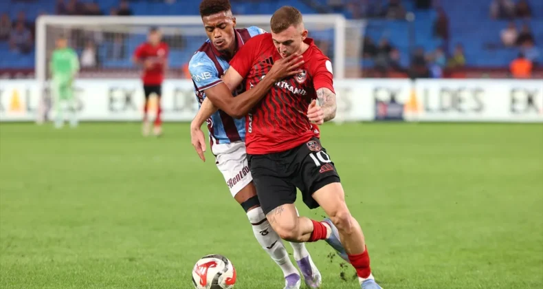 Trabzonspor ile Gaziantep FK Papara Park’ta Yenişemedi: 1-1