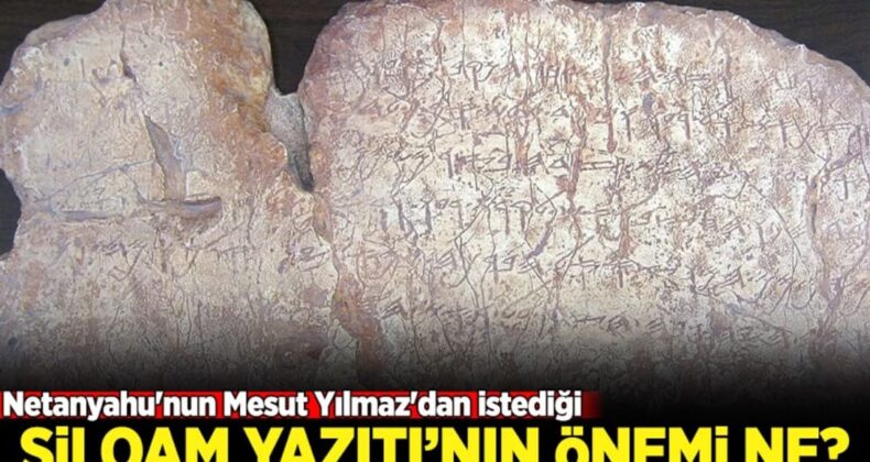 Netanyahu’nun Hayali Türkiye’de Kaldı: Silvan Yazıtı Gitmiyor