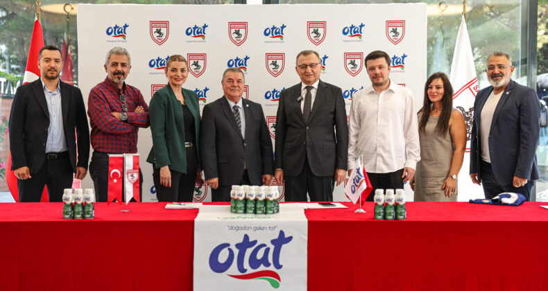 Samsunspor ile Otat Gıda Arasında 2025–2026 Sezonu İçin Sponsorluk Anlaşması İmzalandı