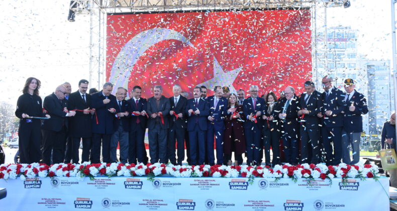 Samsun’da Astorya ile İstiklal Meydanı ve Samsun Tanıtım Merkezi hizmete girdi