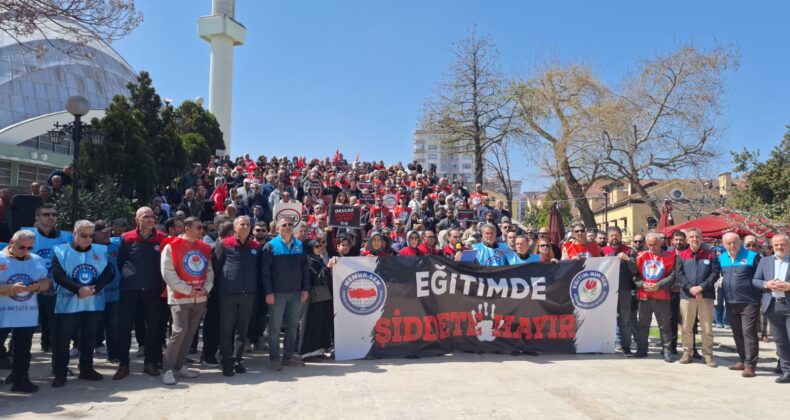 Eğitim Camiası Tek Yürek: “Eğitimde Şiddete Hayır!”