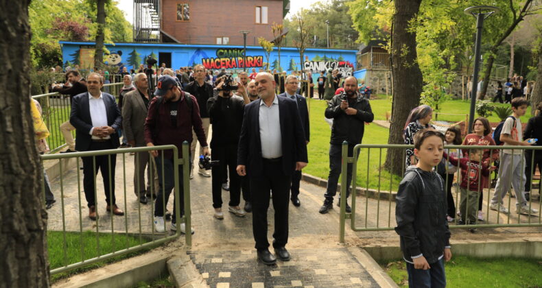 CANİKMAN, Canik Macera Parkı’nın açılışında ziyaretçileri karşıladı