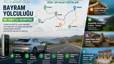 EN YAKIT’tan Bayram Yolcularına Özel Elektrikli Araç Rotaları