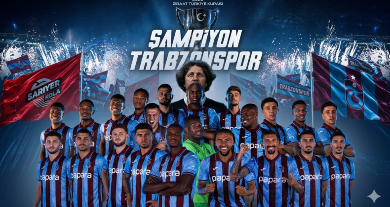 TRABZONSPOR TÜRKİYE KUPASI’NIN SAHİBİ OLDU: FİNALDE KONYASPOR’U 2-1 MAĞLUP ETTİ
