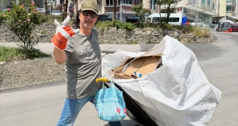 Ünlü Şarkıcı Çelik’ten Samsun Sokaklarında Dikkat Çeken Hareket