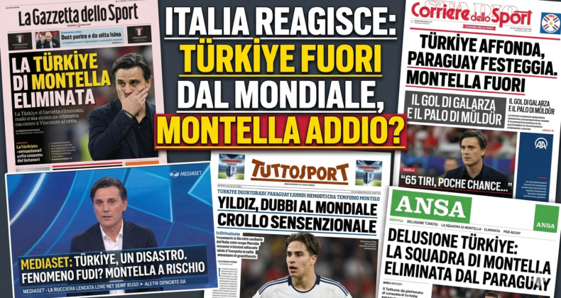İtalyan Basını Montella’nın Ayrılığını Yazdı: ABD Maçı Sonrası Veda İddiası