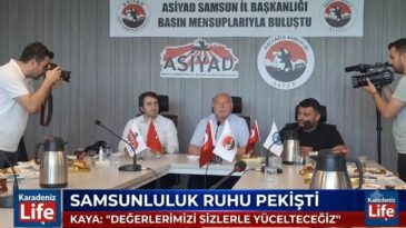 ASİYAD SAMSUN İL BAŞKANLIĞI, BASIN MENSUPLARIYLA BULUŞTU: “HEDEFİMİZ SAMSUNLULUK RUHUNU EN GÜÇLÜ ŞEKİLDE TEMSİL ETMEK”
