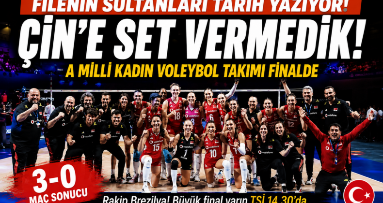 FİLENİN SULTANLARI FİNALDE! ÇİN’E SET VERMEDİK