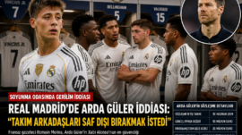 Real Madrid’de Arda Güler İddiası: Soyunma Odasında Gerilim Yaşandığı Öne Sürüldü