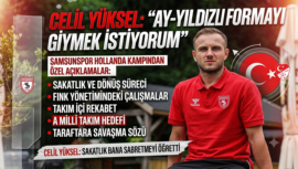Celil Yüksel’den A Milli Takım Hedefi: “Ay-Yıldızlı Formayı Giymek İstiyorum”