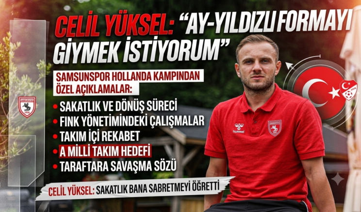 Celil Yüksel’den A Milli Takım Hedefi: “Ay-Yıldızlı Formayı Giymek İstiyorum”