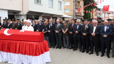 Şehit Jandarma Uzman Çavuş Mehmet Demirbaş, Memleketi Samsun’da Gözyaşlarıyla Uğurlandı