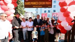 BARIŞ MANÇO ÇOCUK PARKI TÖRENLE HİZMETE AÇILDI