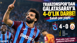 Trabzonspor’dan Galatasaray’a 4-0’lık darbe: Salah şov yaptı