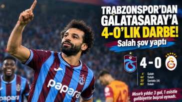 Trabzonspor’dan Galatasaray’a 4-0’lık darbe: Salah şov yaptı